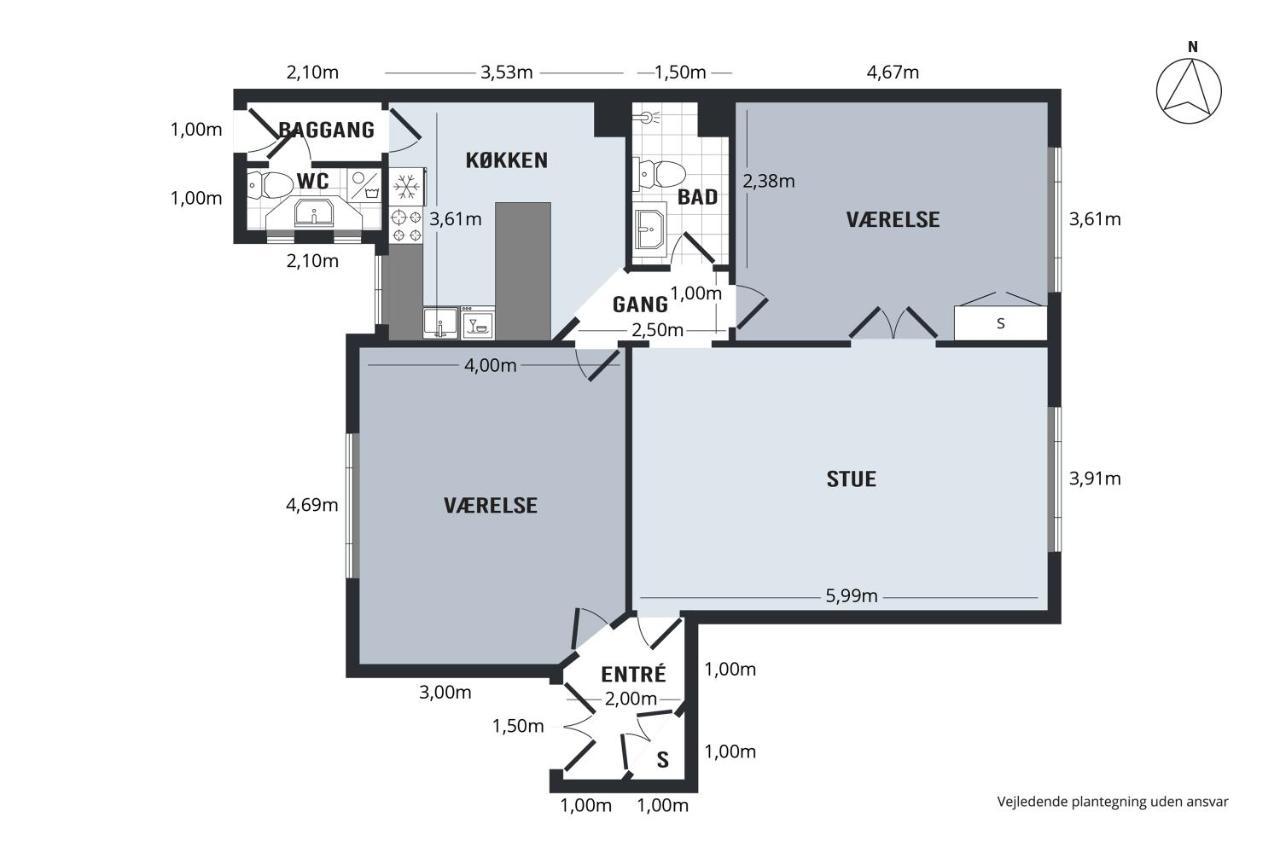 The Modern Aarhus Getaway Apartment ภายนอก รูปภาพ